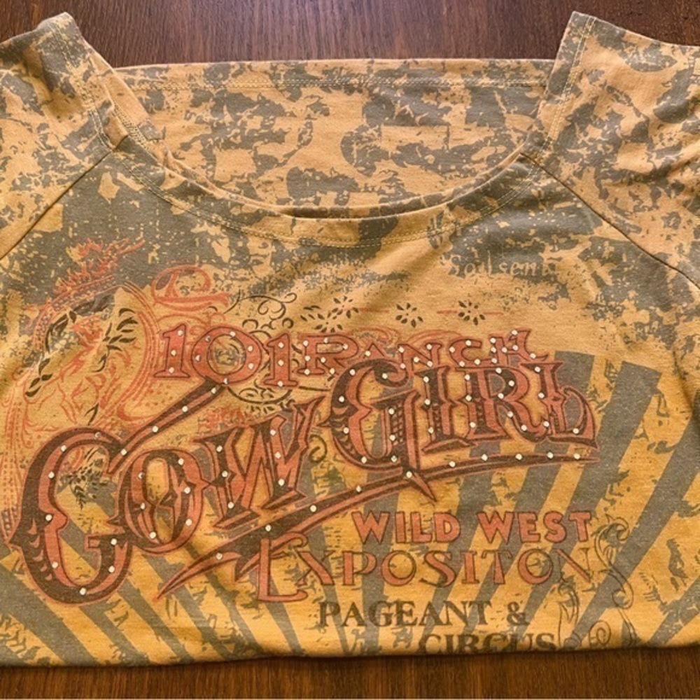 Pimienta 101 Ranch cowgirl shirt with mini rhinestones